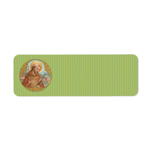 St. Francis of Assisi (BK 002) Return Address Label (Front)