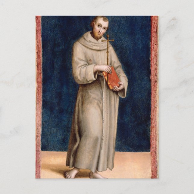 St. Francis of Assisi by Raphael Postcard (Front)