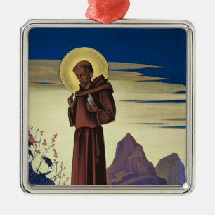St Francis of Assisi (Christian Saint) Metal Ornament