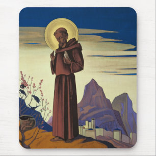 St Francis of Assisi (Christian Saint) Mouse Pad