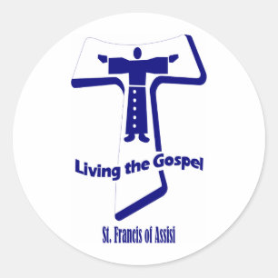 St Francis of Assisi Classic Round Sticker