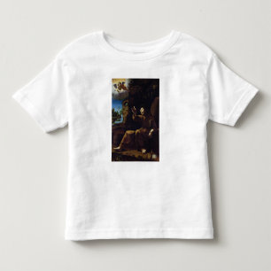 St. Francis of Assisi Consoled by an Angel Toddler T-Shirt