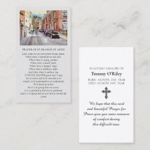 St. Francis of Assisi Dinant Scenic View Business Card