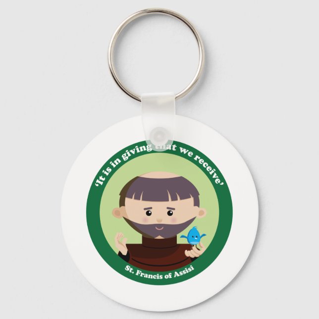 St. Francis of Assisi Key Ring (Front)