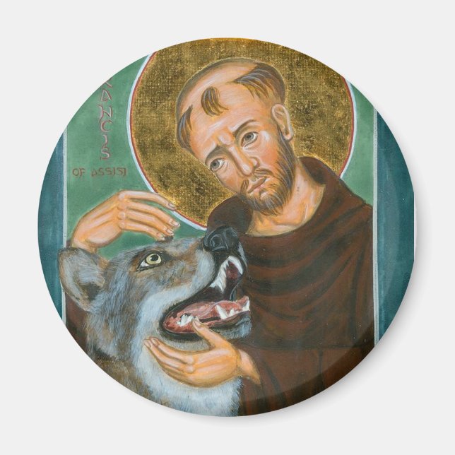 St Francis of Assisi Magnet (Front)