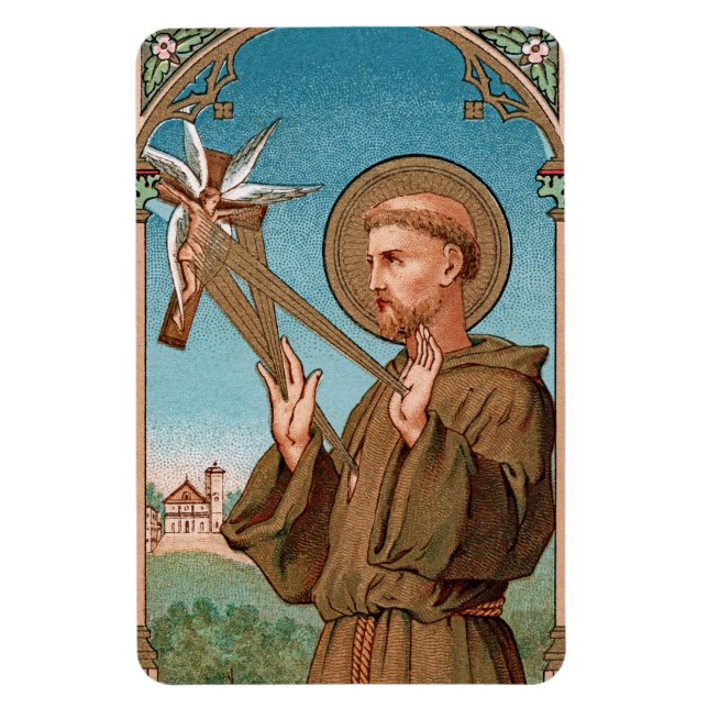 St. Francis of Assisi, Pater Seraphicus (SAU 040) Magnet (Vertical)