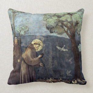 St. Francis of Assisi Patron Saint of Animals Cushion