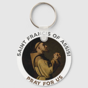 St. Francis of Assisi Pray for Us Key Ring