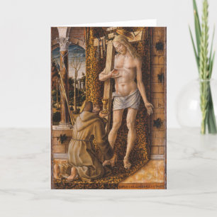 St. Francis of Assisi Prayer Christ Card