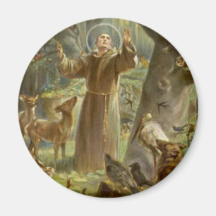 St. Francis of Assisi Preaching to the Animals Magnet