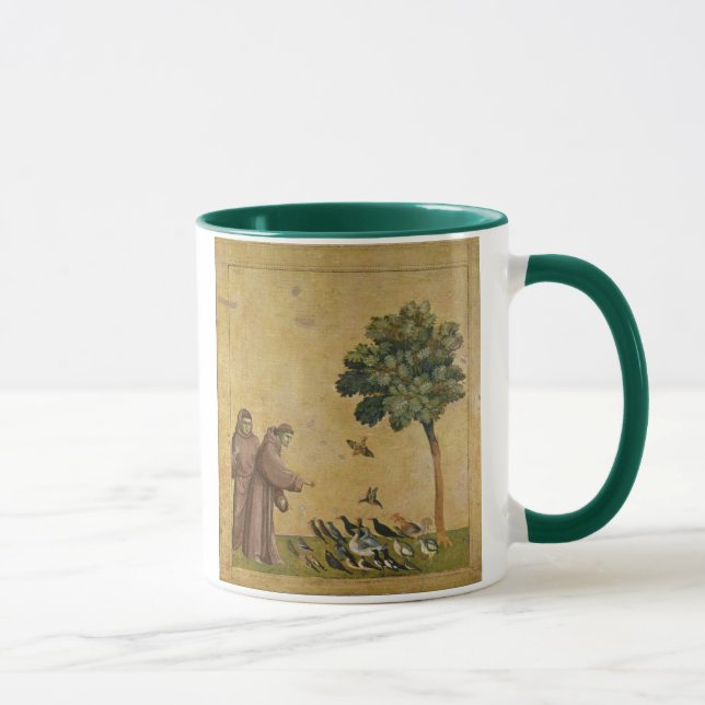 St. Francis of Assisi preaching to the birds Mug (Right)