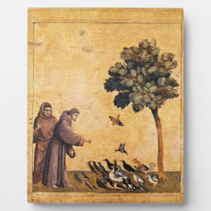 St. Francis Of Assisi Preaching To The Birds Plaque
