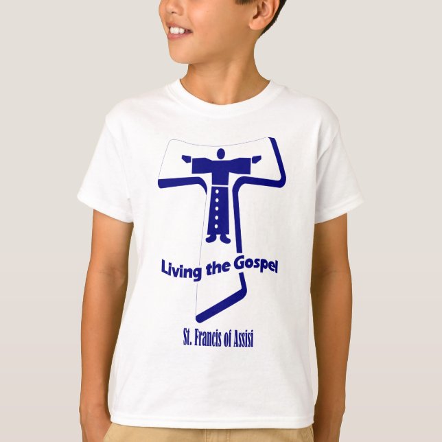 St Francis of Assisi Quote T-Shirt (Front)