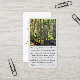 St. Francis of Assisi Sympathy Prayer Card