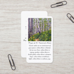 St. Francis of Assisi Sympathy Prayer Card