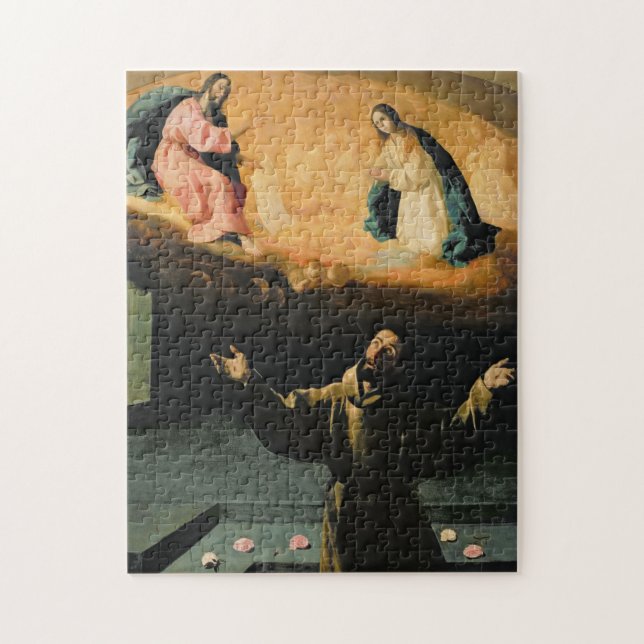 St. Francis of Assisi,The Miracle of the Roses Jigsaw Puzzle (Vertical)