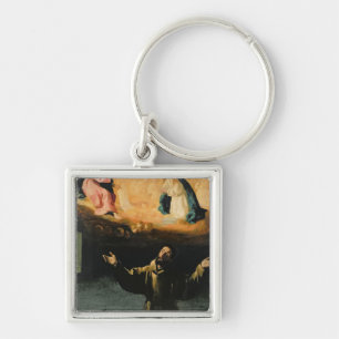 St. Francis of Assisi,The Miracle of the Roses Key Ring