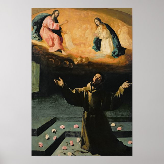St. Francis of Assisi,The Miracle of the Roses Poster (Front)