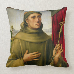 St. Francis of Assissi, c.1490 (tempera on panel) Cushion