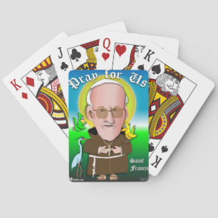 St. Francis Pray Playing Cards
