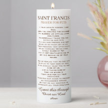 St. Francis Prayer for Pets