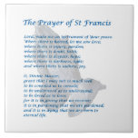 St Francis Prayer Tile<br><div class="desc">The Prayer of St Francis against a background of the Praying Hands by Durer. Probably the most popular prayer in the Catholic Church.</div>