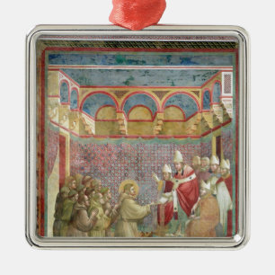 St. Francis Receives Approval Metal Tree Decoration