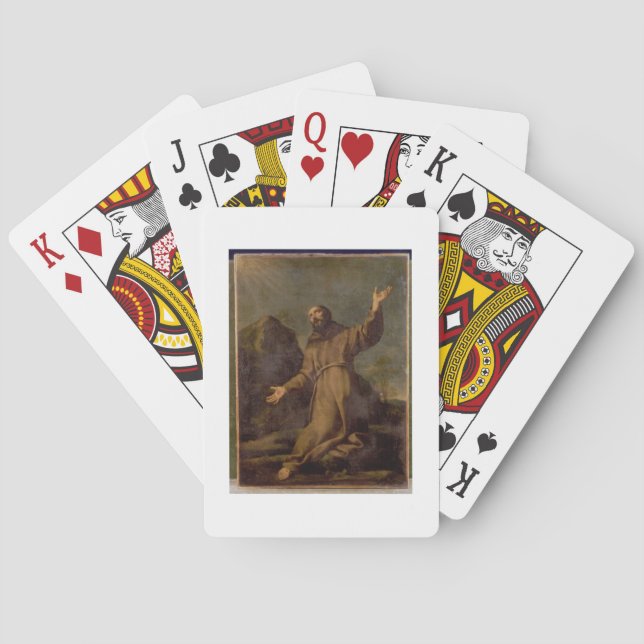 St. Francis Receiving the Stigmata Playing Cards (Back)