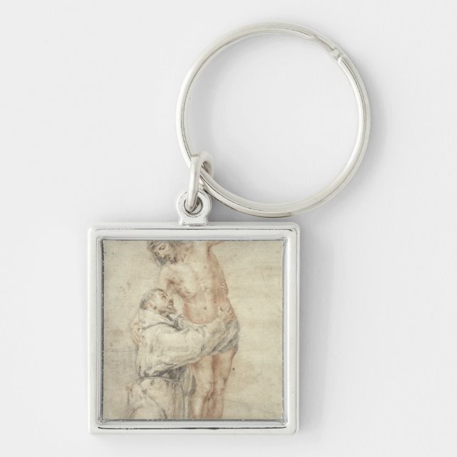 St. Francis Rejecting the World and Embracing Key Ring (Front)