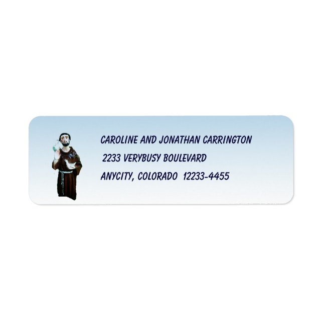 St. Francis Return Address Label (Front)