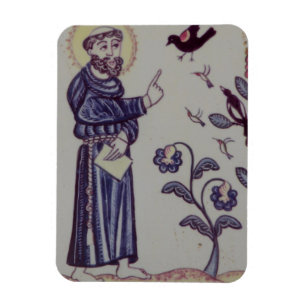 St Francis talking to the Bird Magnet