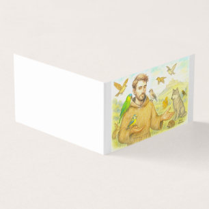 St. Francis - the sermon to the birds and animals Business Card