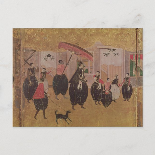 St. Francis Xavier  and his entourage Postcard (Front)