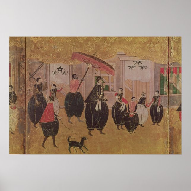 St. Francis Xavier  and his entourage Poster (Front)