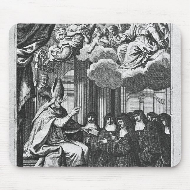 St. Francois de Salles  Giving the Rule Mouse Pad (Front)