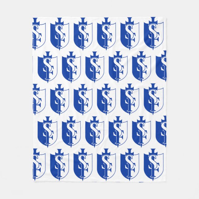 St. Frederick Logo Fleece Blanket (Front)