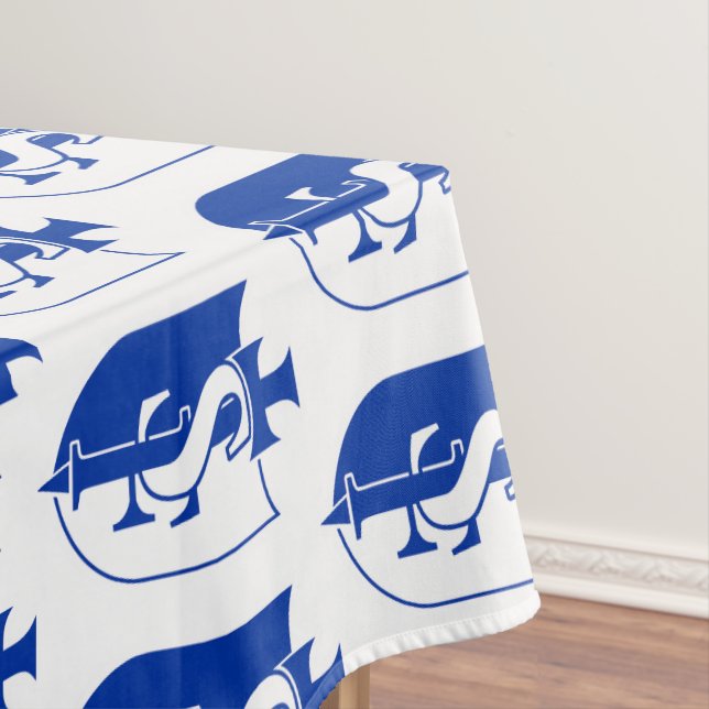 St. Frederick Logo Tablecloth (In Situ)
