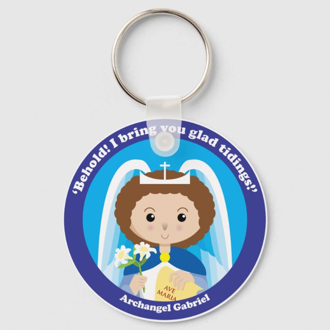 St. Gabriel the Archangel Key Ring (Front)