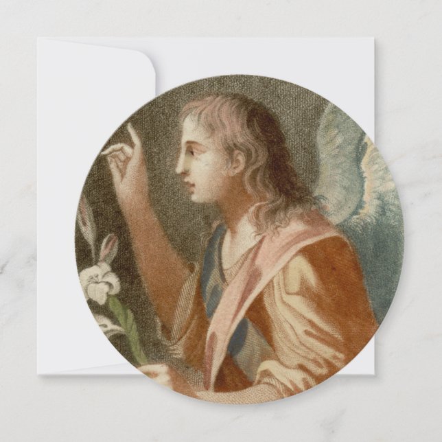 St. Gabriel the Archangel (M 011) Greeting Card (Front)