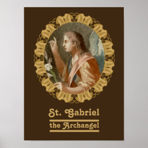 St. Gabriel the Archangel (M 011) Poster