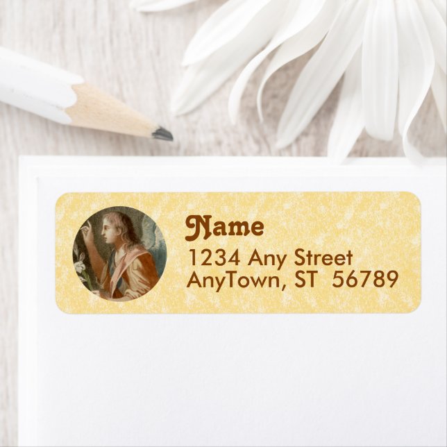 St. Gabriel the Archangel (M 011) Return Address Label (Insitu)
