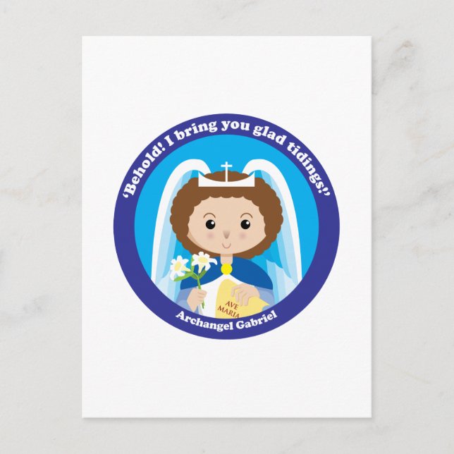 St. Gabriel the Archangel Postcard (Front)