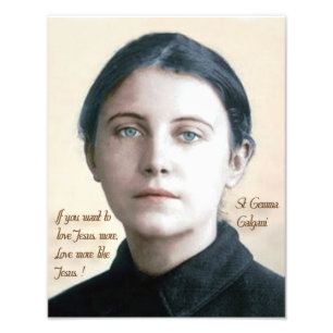 St Gemma Galgani, Photo Print