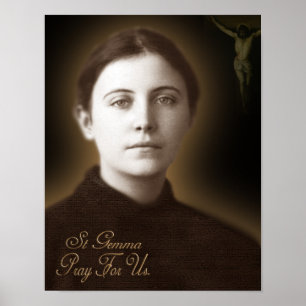St Gemma Galgani, Poster