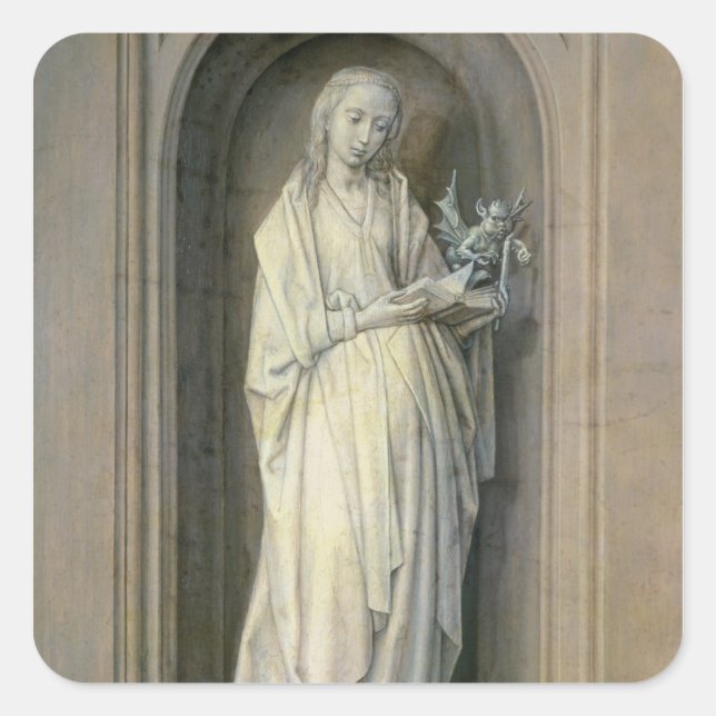 St. Genevieve , c.1479 Square Sticker (Front)