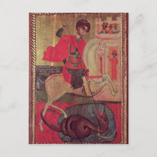 St. George and the Dragon, 1667 Postcard
