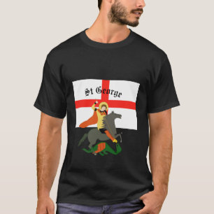 St George and the Dragon and Cross of St George T-Shirt