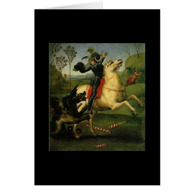 St. George and The Dragon by Raphael (1483-1520) (Front)