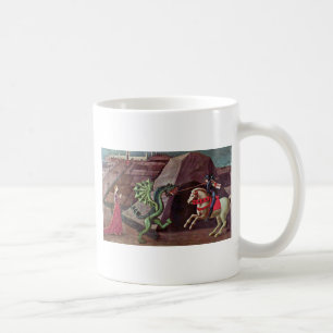St. George And The Dragon By Uccello Paolo Coffee Mug