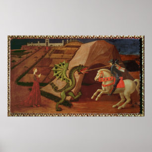 St. George and the Dragon, c.1439-40 Poster
